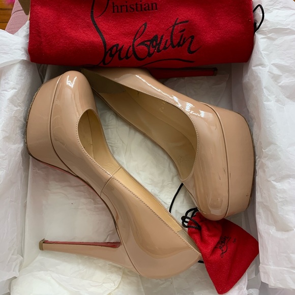 Authentic Christian Louboutin Nude heels sz 6/36 - Picture 2 of 12